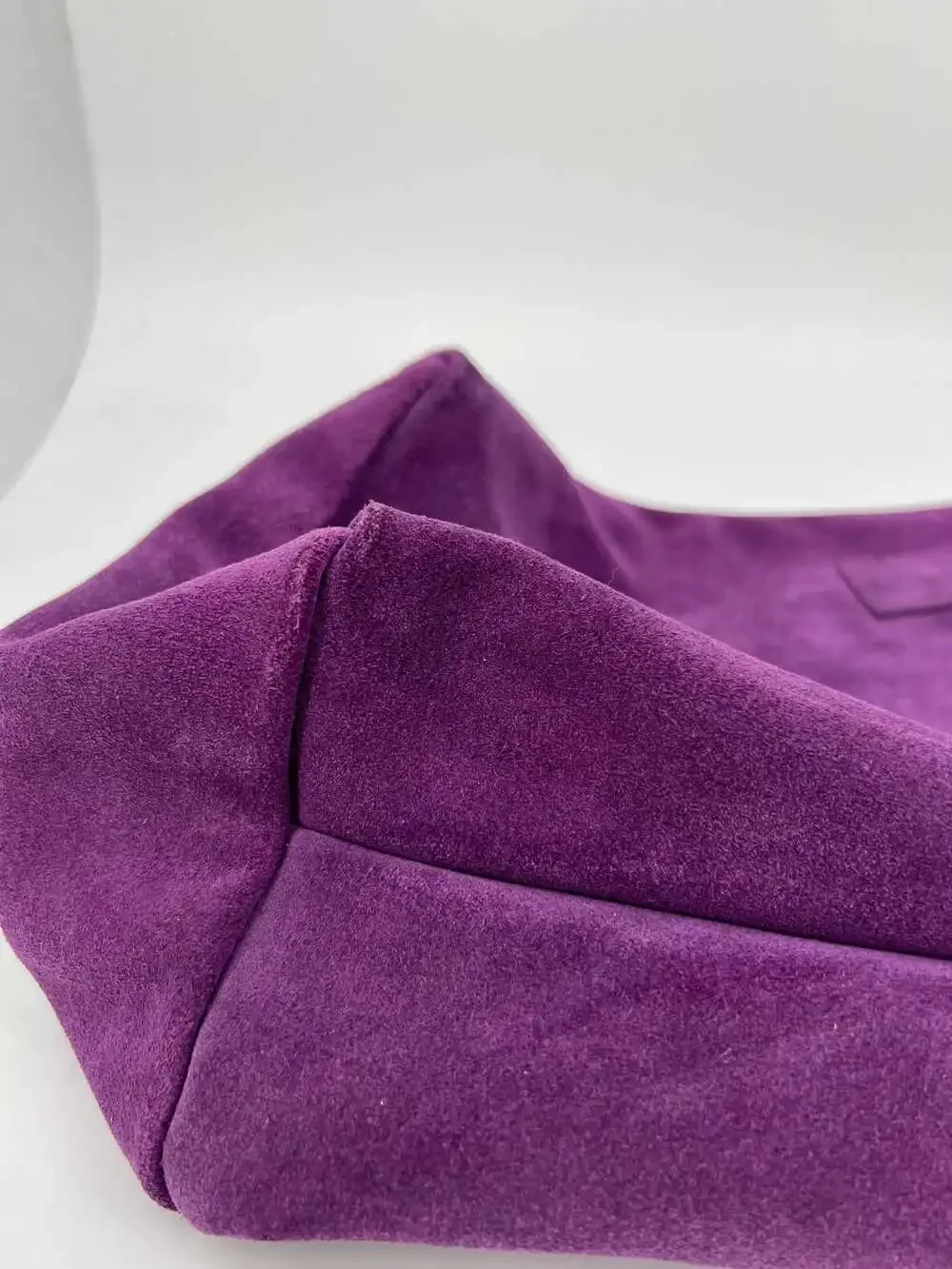 Brand Purple Suede Tote | OS Regular | Suede Tote Bag